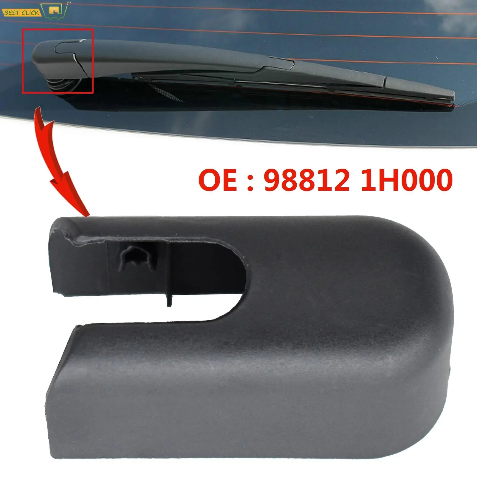 Rear Windshield Windscreen Wiper Arm Cover Cap Mounting Nut For Hyundai Tucson LM IX35 Kia Sportage SL 2010-2015 98812 1H000