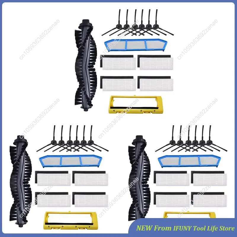 

3 Set Replacement Parts For Ilife A40 A4S Polaris PVCR 0826 0726W Amibot Spirit ICE H2O Smart Robot Gutrend Style 220 New