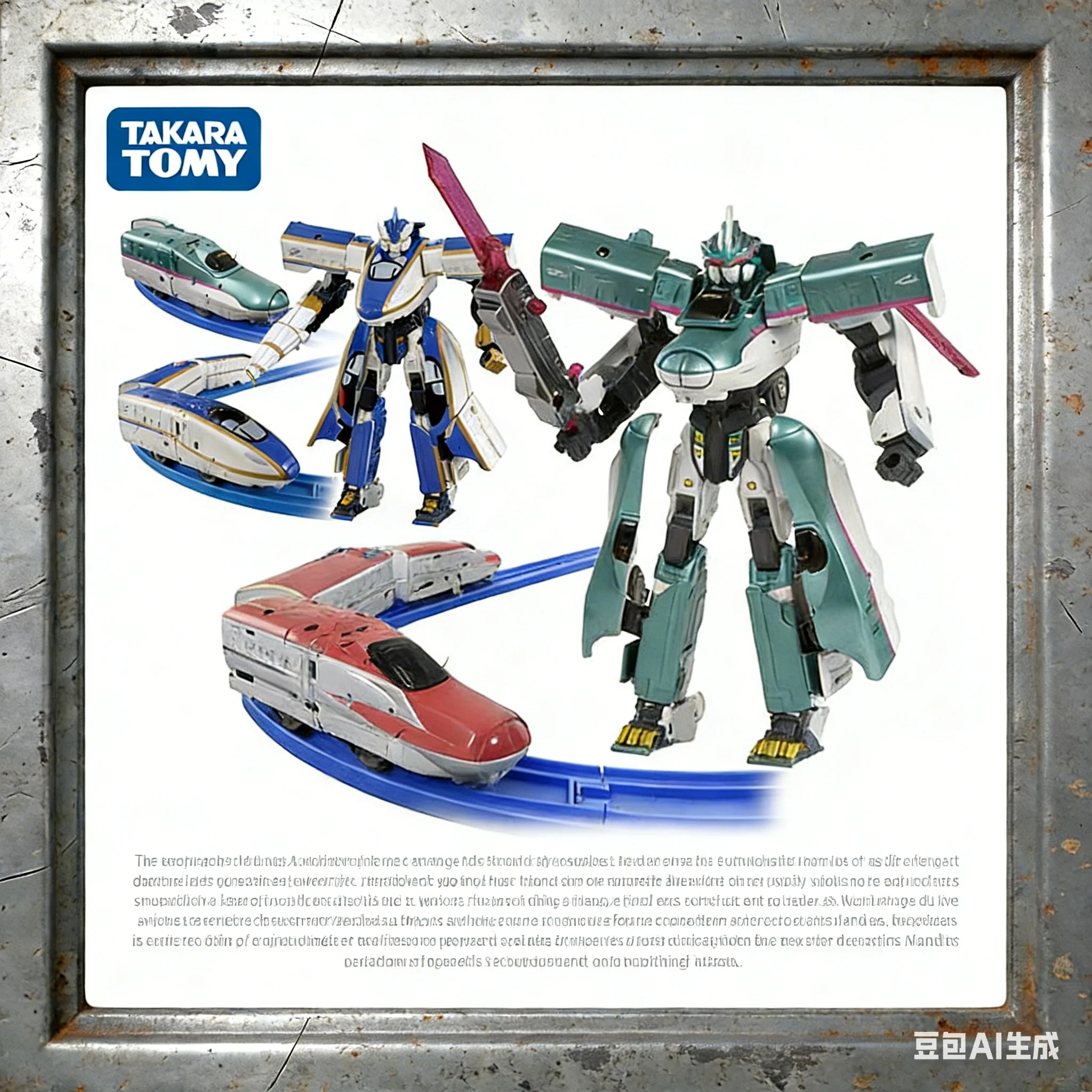 

TOMICA Plurululu Deluxe Transforming Train Hero Boy Combined Transforming Robot Toy, suitable for children over 6 years old.