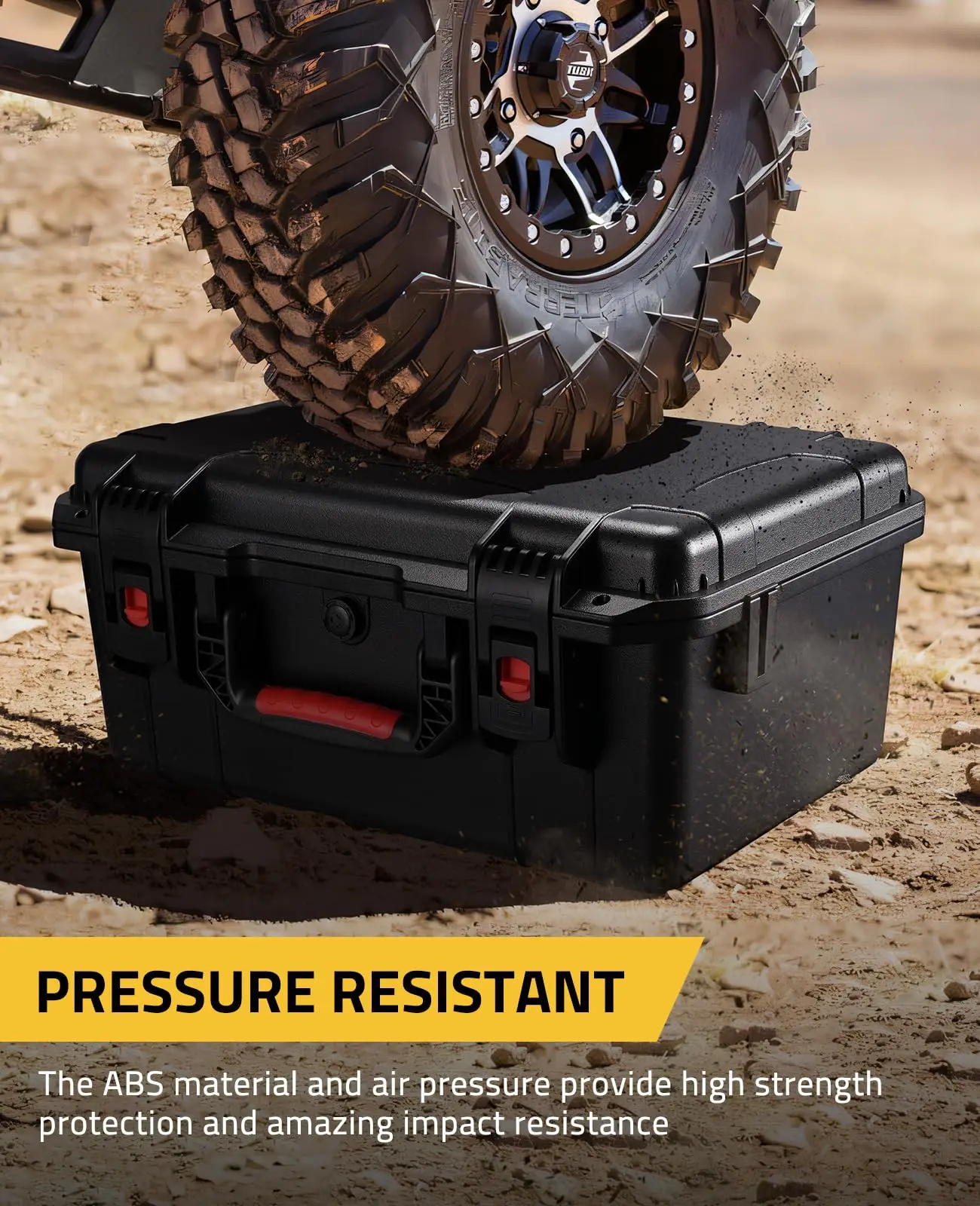 CVLIFE 18" Gun Cases For Pistol Multiple Handguns Mags Bullets Hard Shell Range Trips Shockproof Waterproof