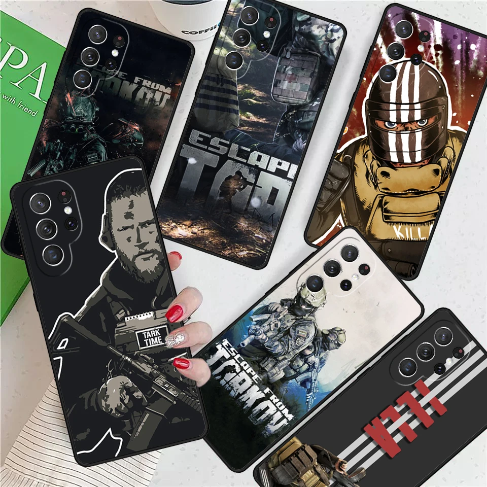 Escape From Tarkov For Samsung Galaxy S24 Ultra S21 S22 S8 S9 S10E Note 10 20 Plus FE S23 Phone case Cover Coque