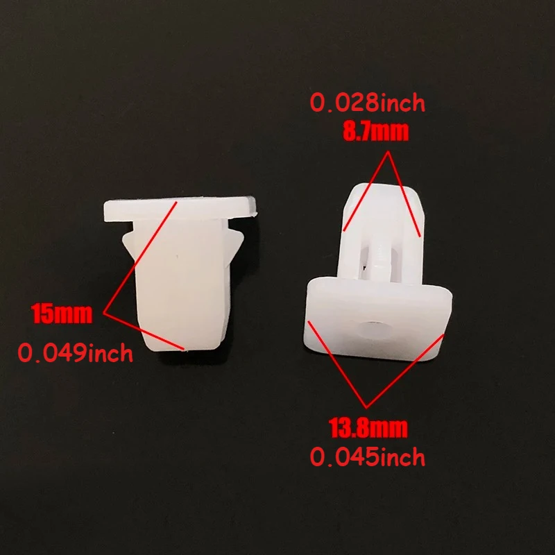 10/20Pcs Auto Bumper Fastener Rivet For Fiat 500 500X Ducato Tipo Panda Bravo Doblò Stilo Freemont GM Plastic Nut