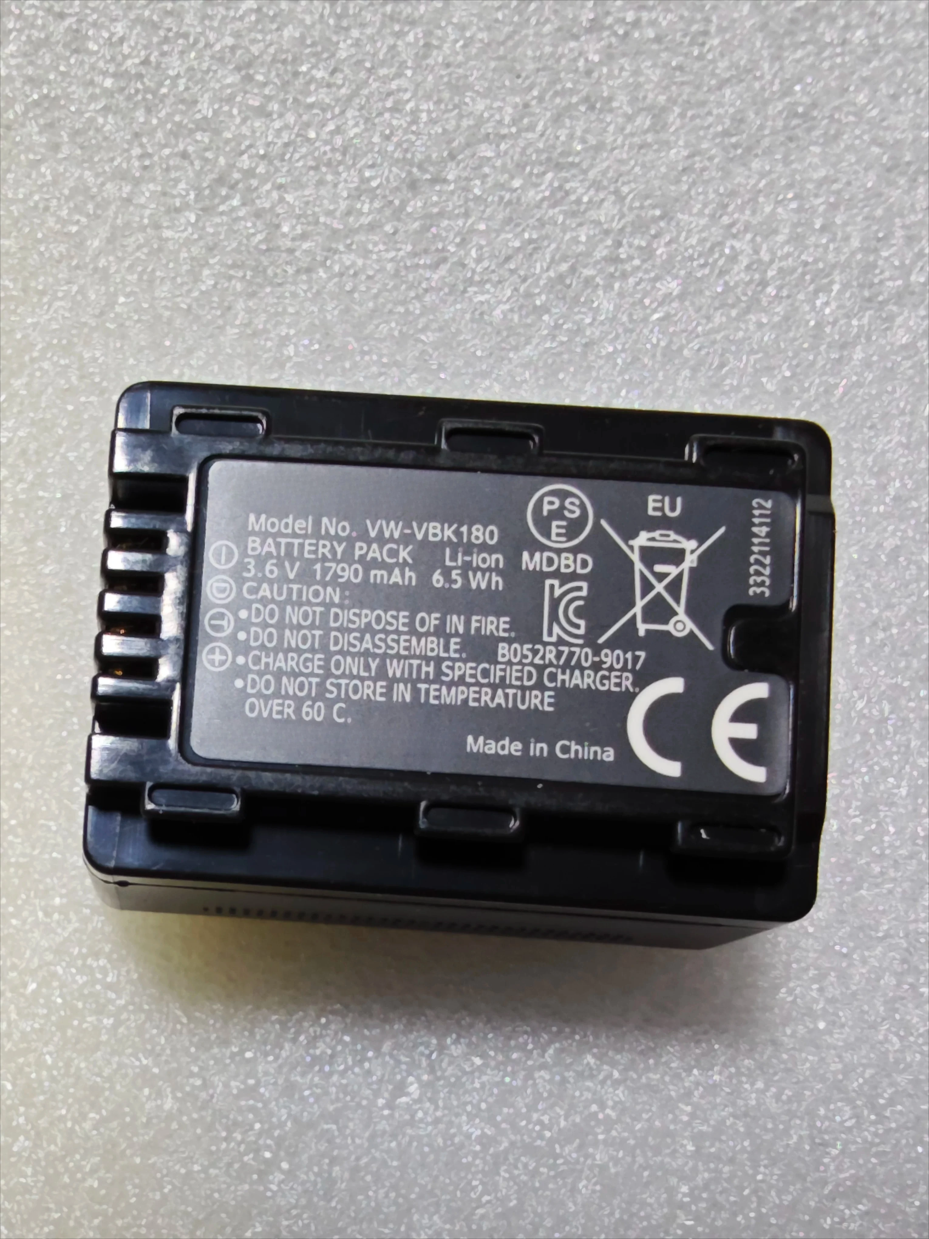 .。for Panasonic VBK180 360 Battery HDC-TM55 TM40 SD80 HS80 SD60GK SDR-S45。