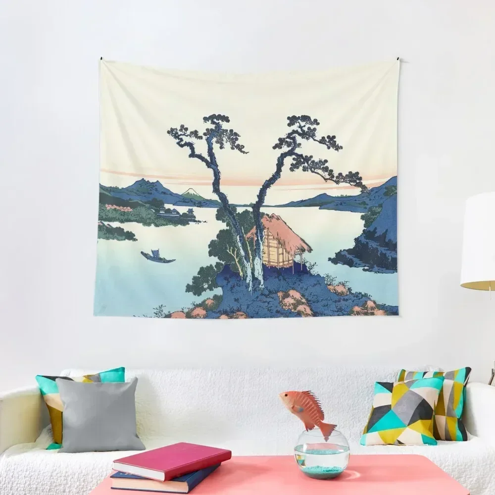 Lake Suwa in the Shinano province Tapestry Decorations For Room Home Decorations Tapestry