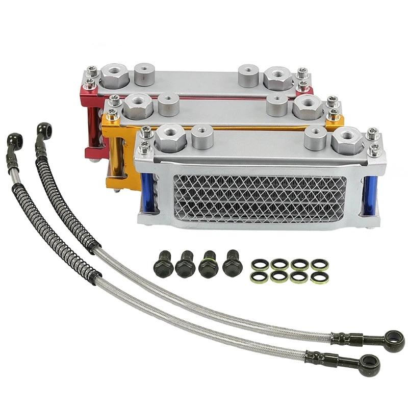 

Новинка 2023 года, масляный радиатор для мотоцикла, алюминиевая система охлаждения масла для Monkey Bike 50-140cc, велосипед для