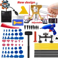 PWS, nuevas herramientas de reparación de abolladuras de coche ajustables, pistola de pegamento, Kit de eliminación de abolladuras de coche, Kit de reparación de abolladuras sin pintura para vehículo