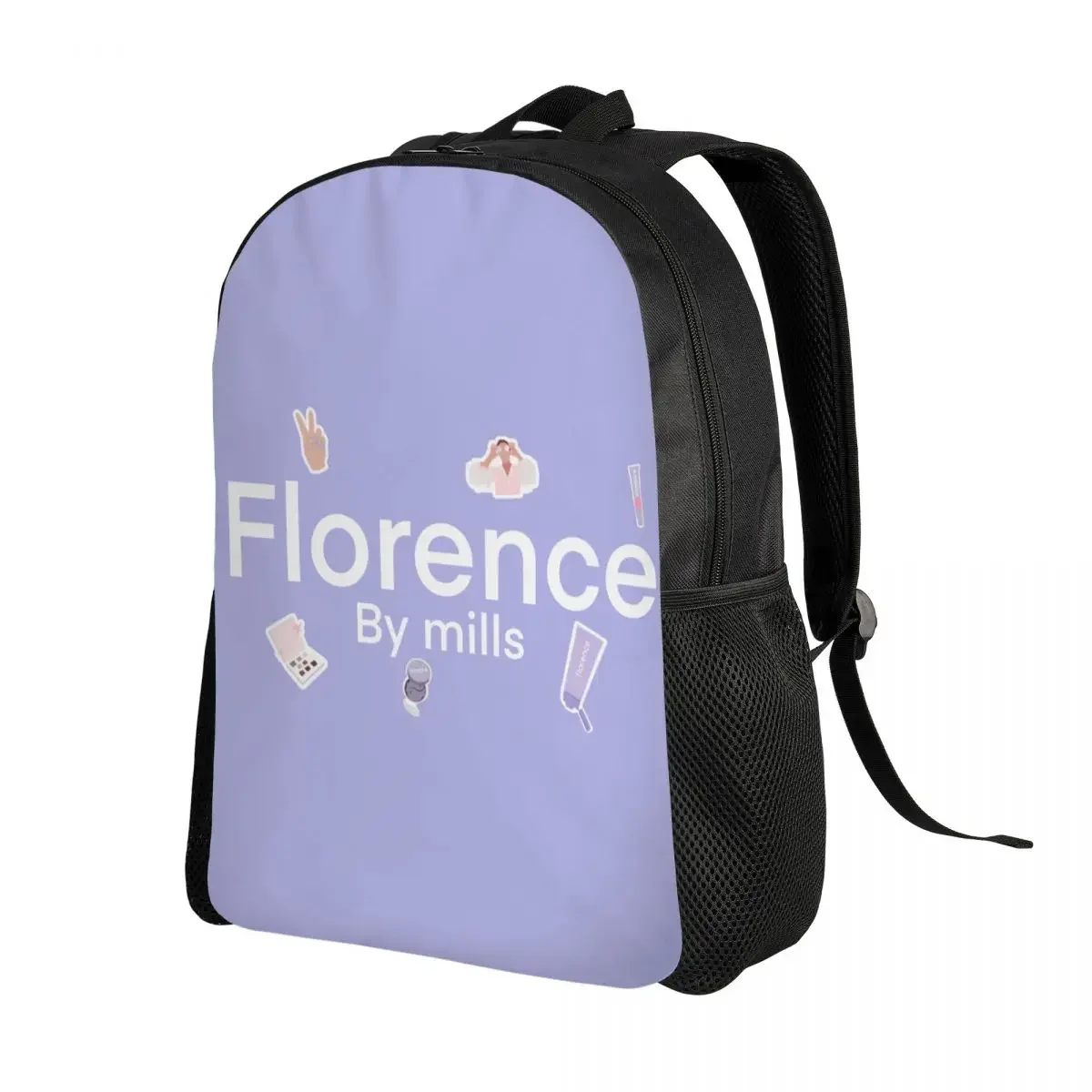 Custom Florence By Mills Backpack Men Women Fashion Bookbag for School College Bags