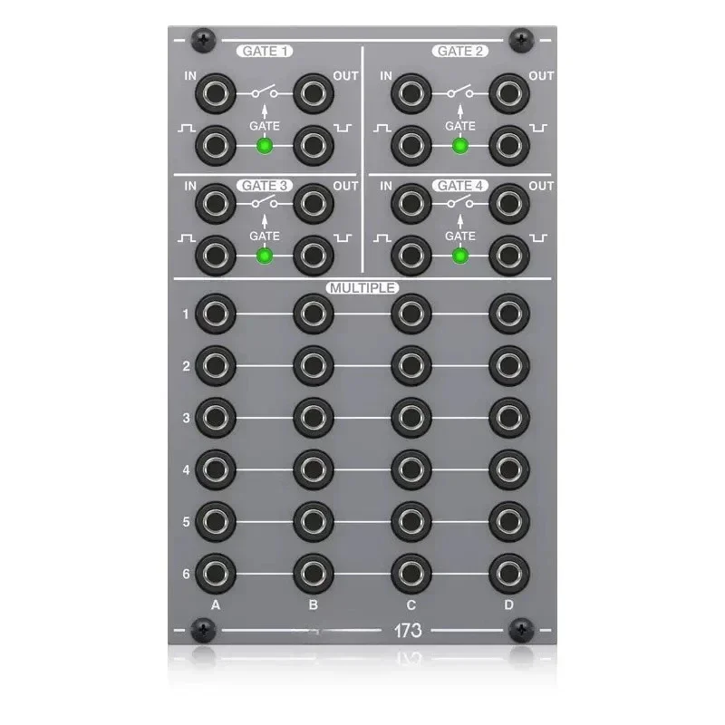 

173 QUAD GATES/MULTIPLES Legendary Multiplexer Synthesizer