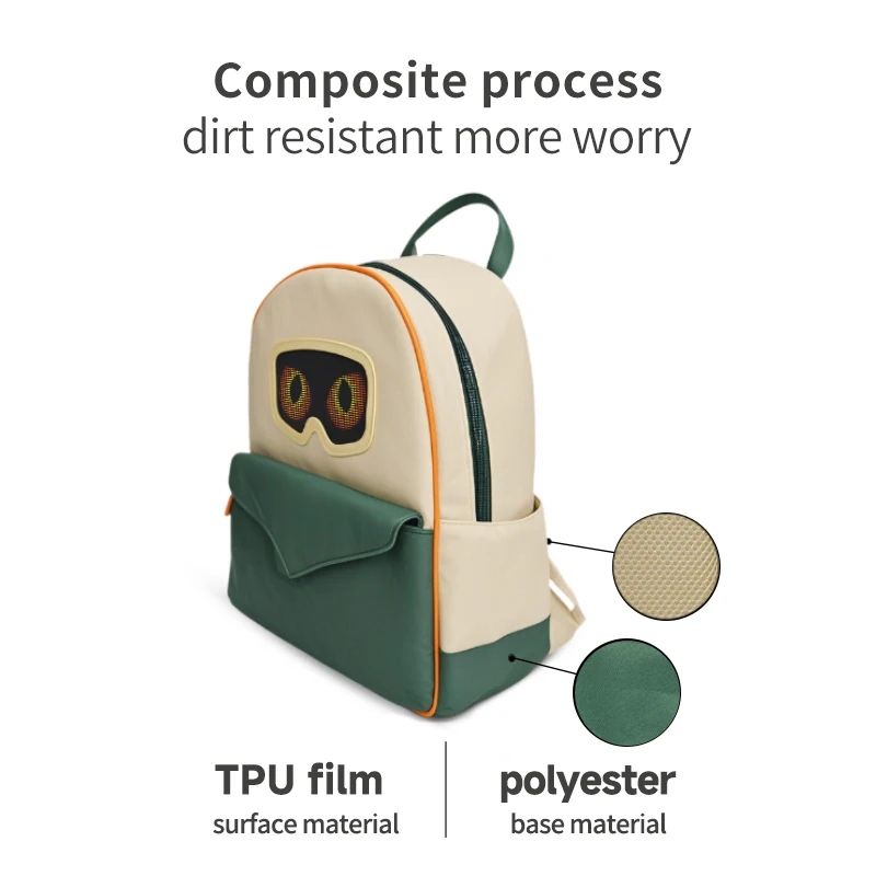 LOY Boys Waterproof Soft LED Backpack with Portable Design Large Capacity for School & Outdoor Use