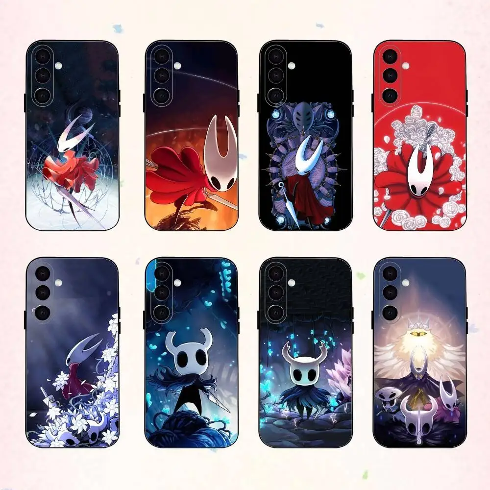 

S-Silksong H-Hollow Knight phone Case For Samsung Galaxy A73,A72,A71,A70,A53,A52,A51,Others Soft Black Shell