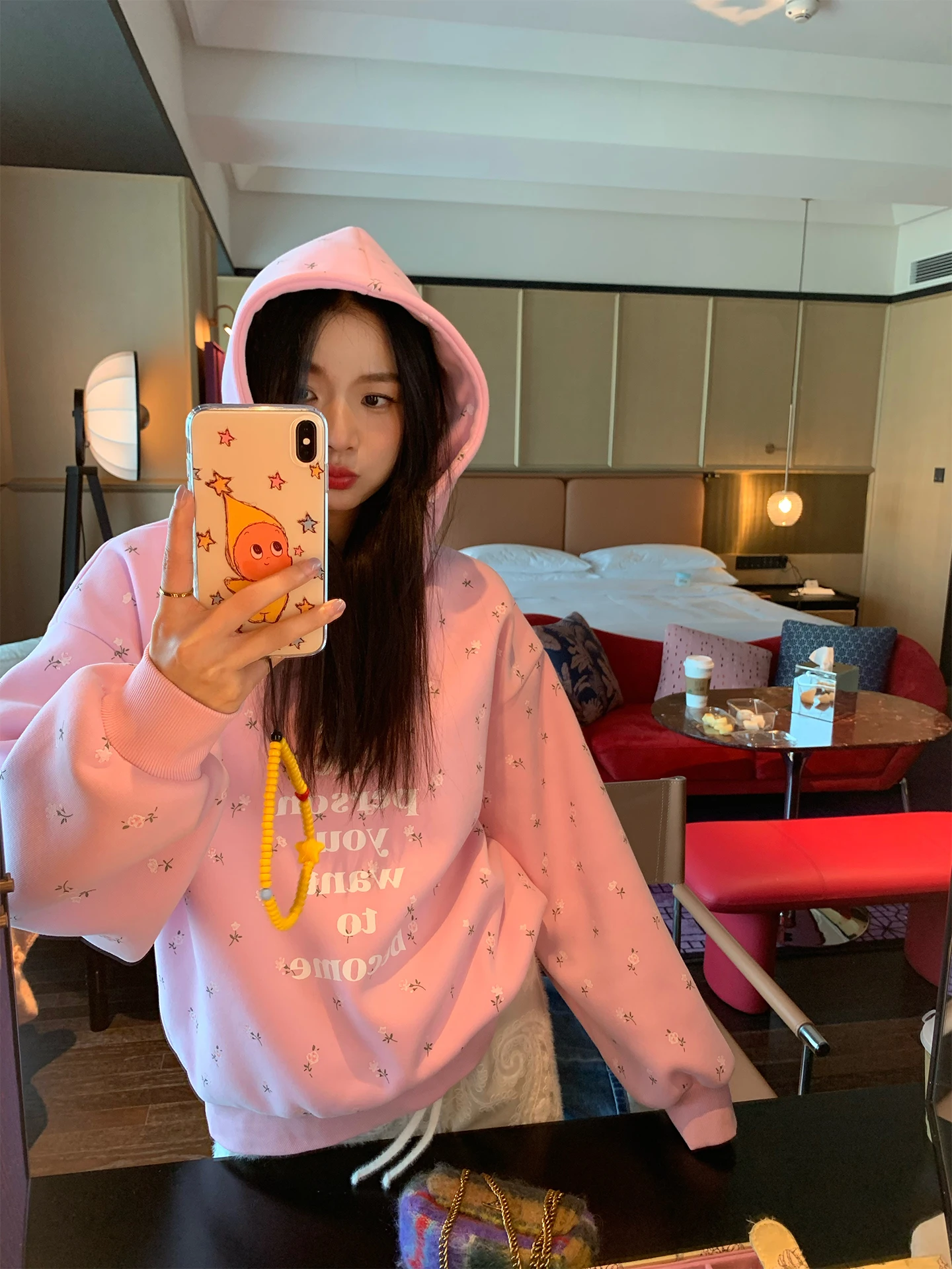 

Женская флисовая толстовка с капюшоном 2026: Новинка, малая серия, теплая повседневная модель с длинным рукавом из трикотажа (хлопок/полиэстер)