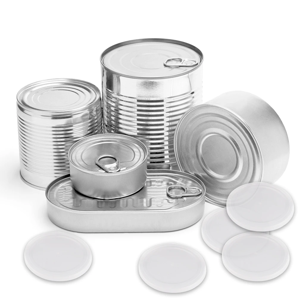 Tapas de plástico ajustadas a prueba de fugas, tapas de latas de 85mm, tapas protectoras para latas de alimentos, cubiertas de latas de comida para gatos para sellado de productos enlatados, 5 uds.