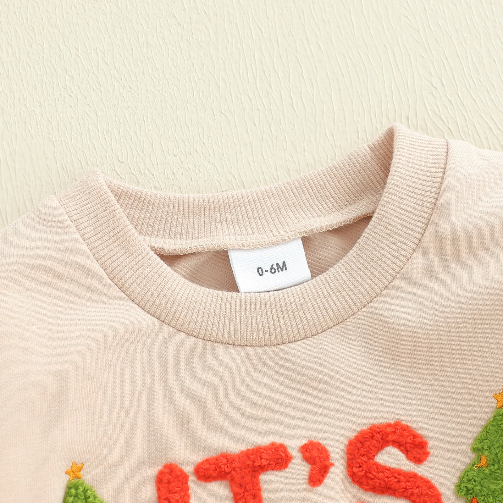 Citgeett الخريف عيد الميلاد طفل رضيع ملابس طويلة الأكمام إلكتروني التطريز قمم مرونة الخصر السراويل الخريف عيد الميلاد الملابس مجموعة