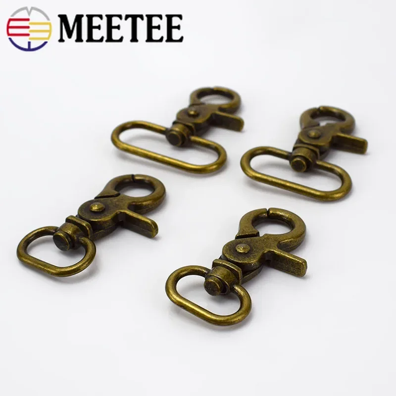 5/10/20 Pz 20-38mm Bronzo Fibbie In Metallo per Borsa Borsa Cinghia Catenacci Aragosta Borsa Girevole Trigger Moschettoni Accessori FAI DA TE