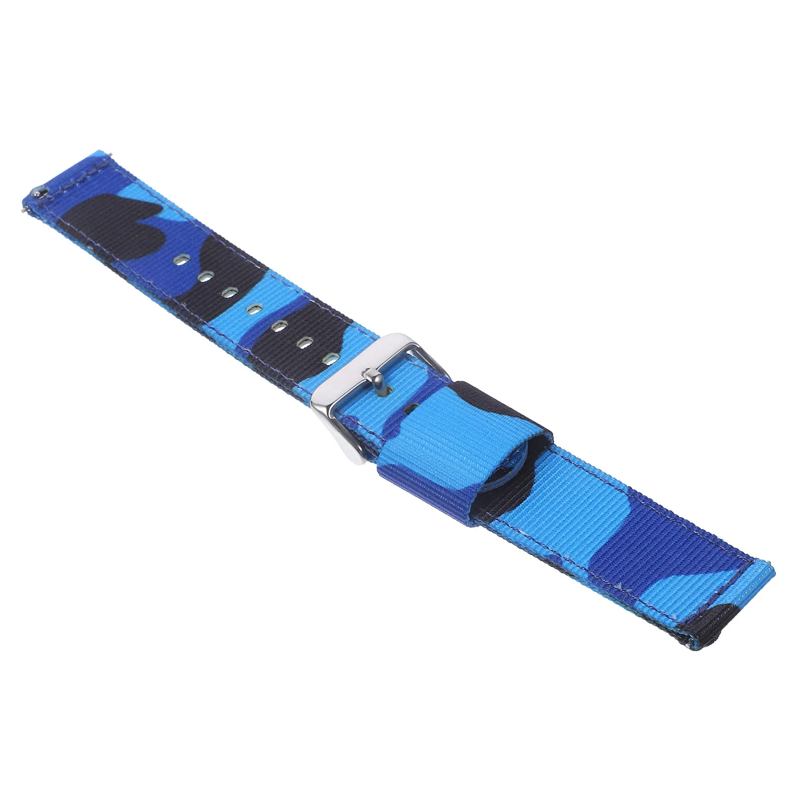 

Camouflage Nylon Watch Band for Smartwatches Compatible with Apple Watch 20Mm 22Mm Military