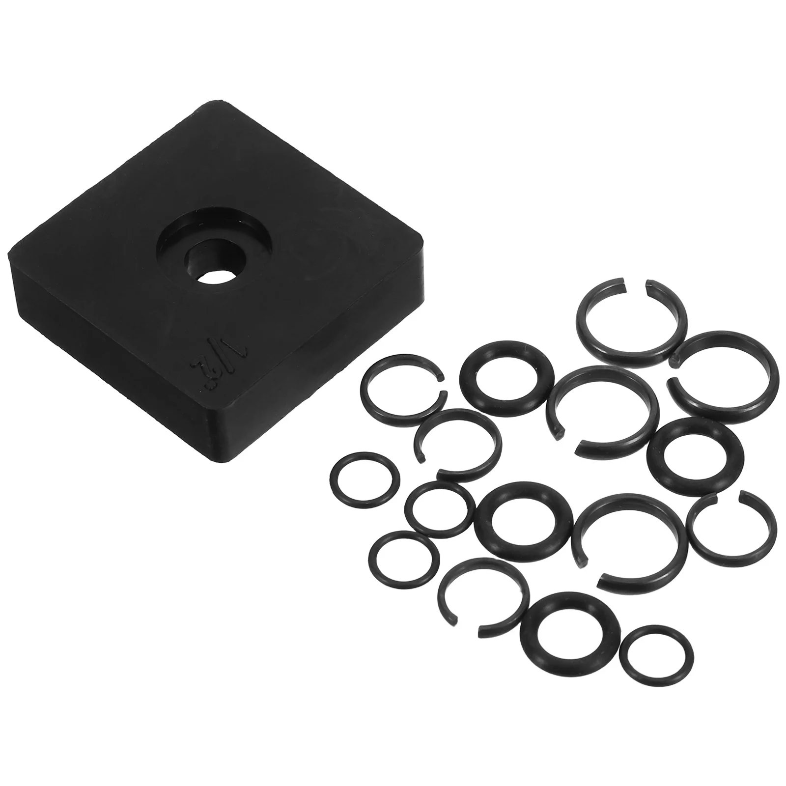 

17Pcs Pneumatic Impact Retaining Rings O-Ring Design Fast Change Socket Clip Impact Wrench Replacement Anvil Retaining Ring