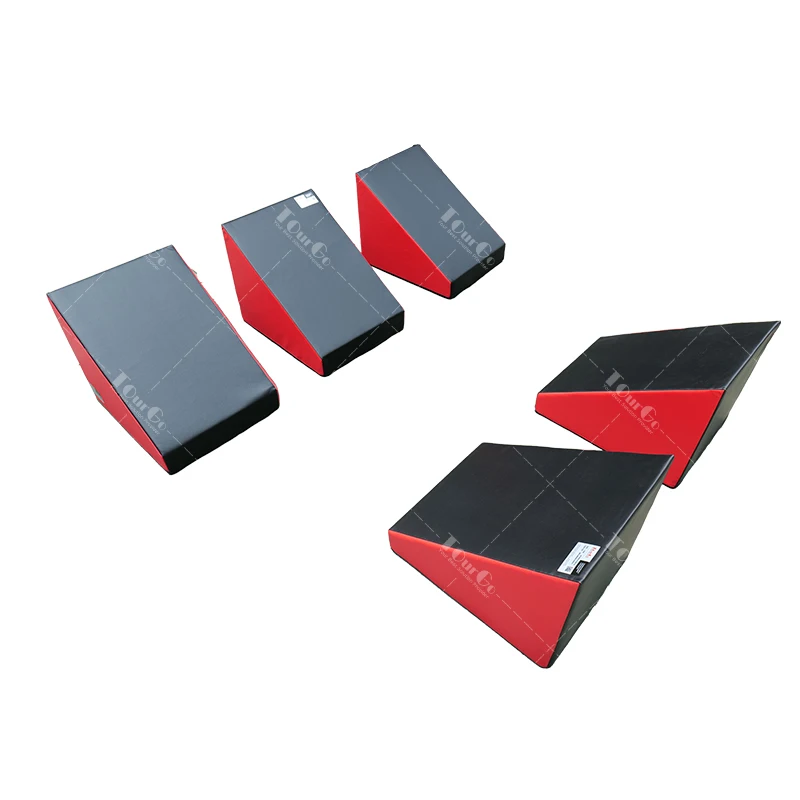 Factory Supply High Quality Kids Soft Play Parkour Equipment Ninja Warrior Obstacles Slanted Step for Kids
