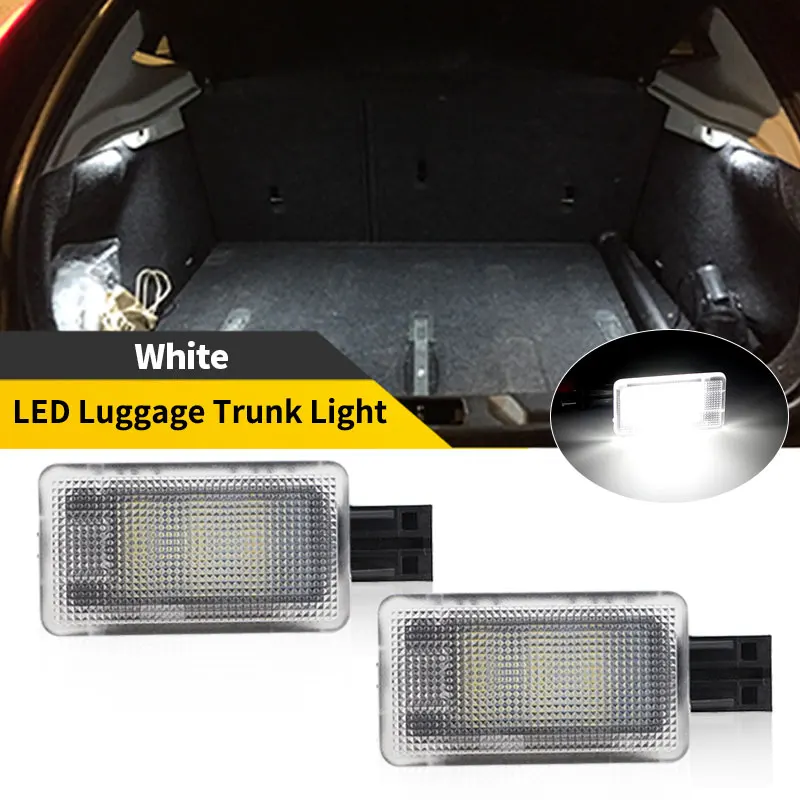 2PCS OEM# 1286317/9123680 For Volvo V40/V40CC V60 S60 S80 XC40 XC60 XC90 White Led Interior Light Luggage Compartment Trunk Lamp