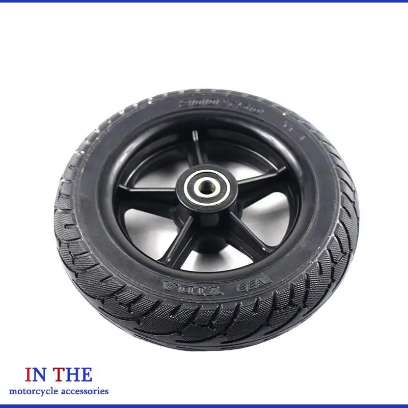 10/12MM  New 8 inch Wheel Scooter solid tyres 200x50 wheels electric wheel hub non-pneumatic tires for Electric Scooter