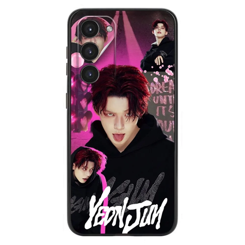 Kpop C-Choi Y-YeonjunS Phone Case For Samsung Galaxy A20,A21s,A22,A31,A32,A52,A53,A72,73,A80,A91 Soft Liquid Silicone Black Case