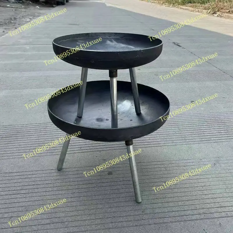80cm Large Cast Iron Fire Pit Indoor Outdoor Fire Bowl for Camping BBQ Bonfire view 4