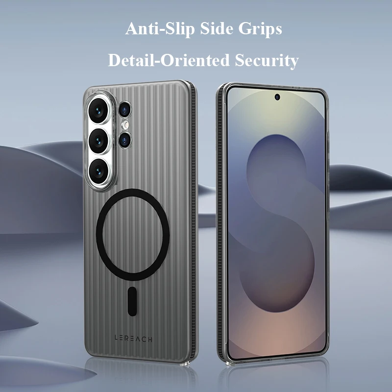 Etui magnetyczne Lereach do Samsung Galaxy S26 Ultra S25 Ultra S24 Ultra, matowe, antypoślizgowe, smukłe, z pełną ochroną na każdą okazję. — zdjęcie produktu 5