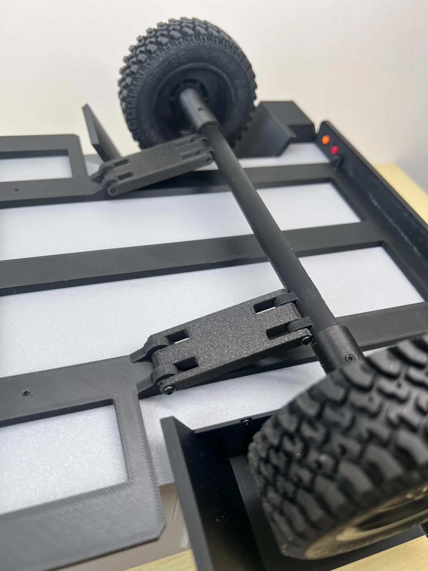 نموذج مقطورة صغيرة مقلد لسيارة 1/10 RC الزاحفة Traxxas TRX4 المدافع برونكو محوري SCX10 RC4WD D90 أجزاء الشبح رانجلر