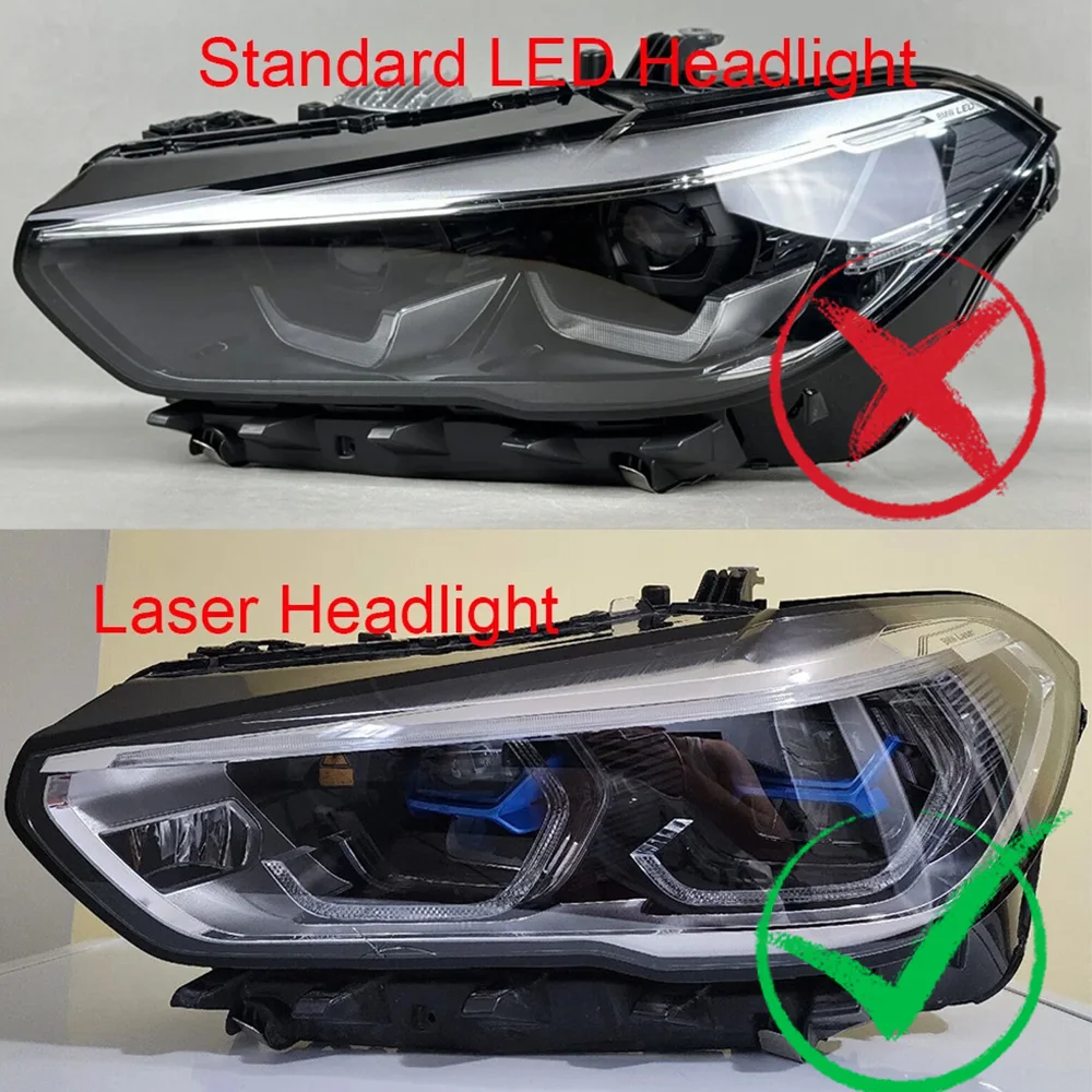 Laser Headlight Daytime Running Light Board For BMW X5 G05 X6 G06 SUV Angel Eyes DRL 63119477987 63119477988 Daylight LED Module