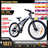 HX Q5 Ebikes 2000W Adults Electric Bike 57KM/H Electric Bicycle 27.5 Inch Removable battery Electric E Bikes Mountain Ebike