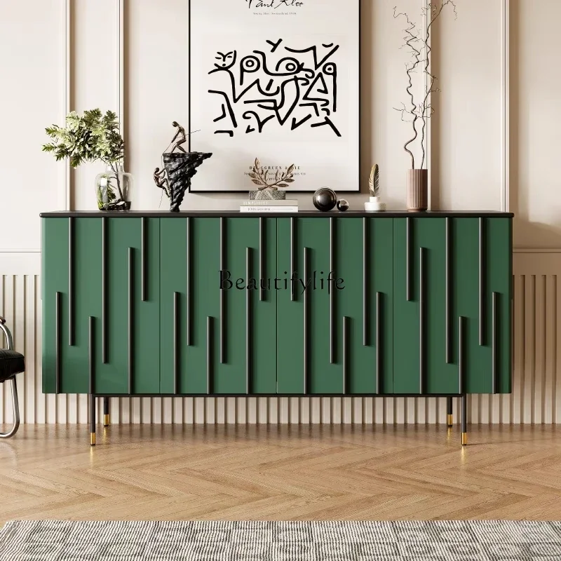 Italian light luxury sideboard, creative and fashionable sideboard, modern bedroom corridor aisle TV cabinet