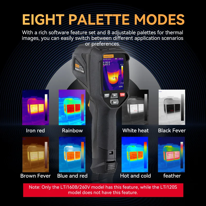 LODESTAR Thermal Imager Series LTi120S LTi160B LTi260V Industrial Infrared Thermal Camera PCB Circuit Electrical Maintenance