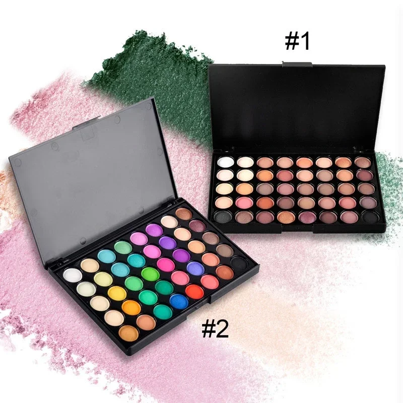 40 Colors Gliltter Eyeshadow Palette Matte Eye Shadow Pallete Shimmer Shine Nude Make Up Palette Set Kit Cosmetic Women