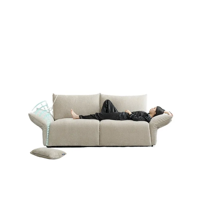 

Multifunctional small apartment living room office foldable sofa bed, dual-purpose single and double model