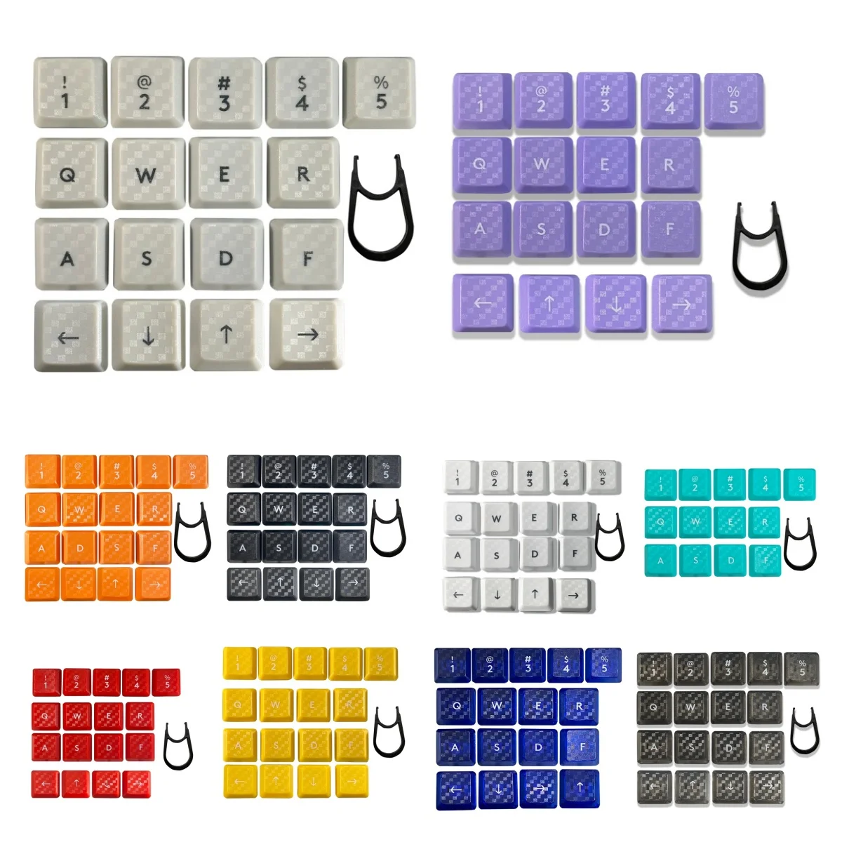 Suitable for Logitech G913TKL Keycaps G813 G913 Color Textured Carbon Fiber Pattern PBT Keycaps