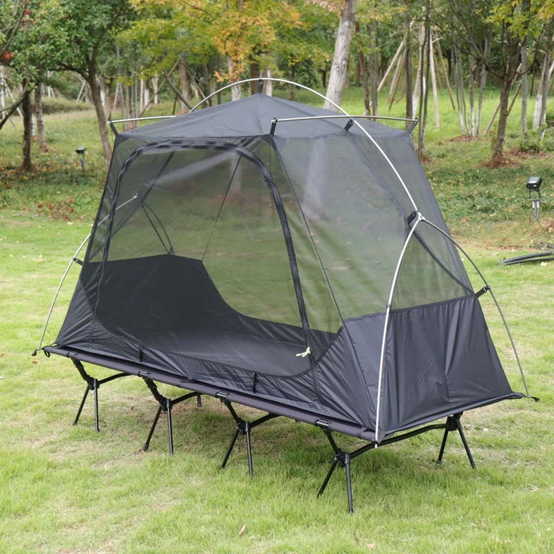 Extra-Long, Extra-Wide Camping Bed Tent with Four Sturdy Aluminum Supports, 200kg Weight Capacity, Outdoor, Foldable, Portable image 3