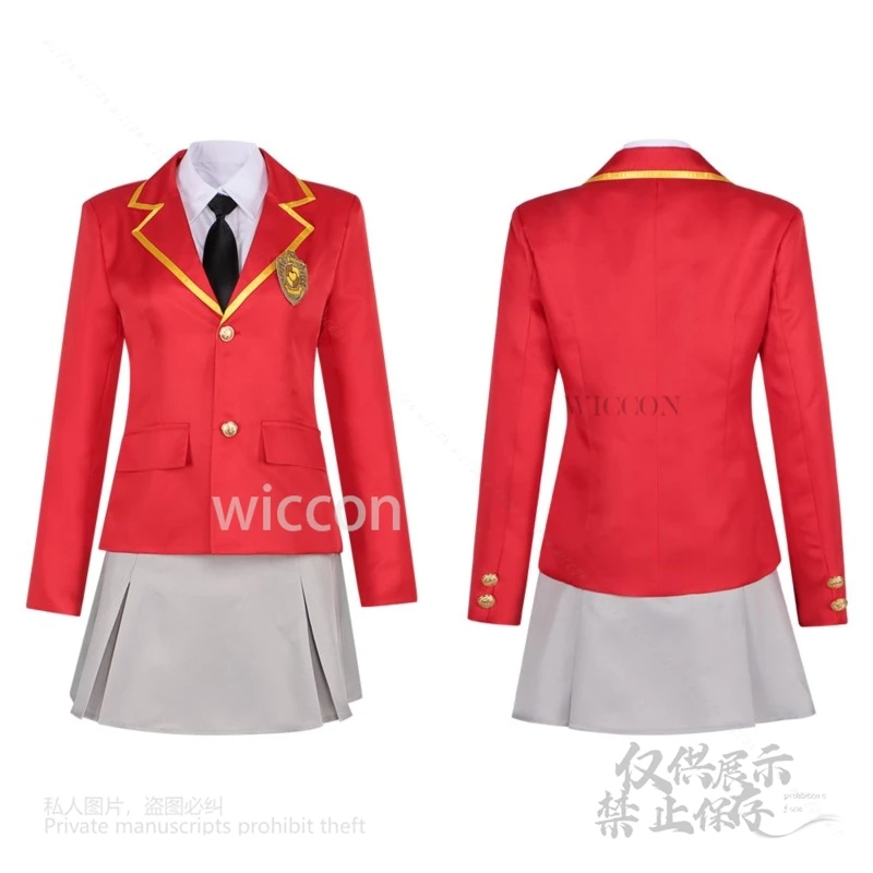 อะนิเมะ Yuu Ayase คอสเพลย์มังงะสาม Mikadono Sisters Cos น่าประหลาดใจง่าย Kazuki Miwa โรงเรียนเครื่องแบบเสื้อผ้าผู้ชายผู้หญิง