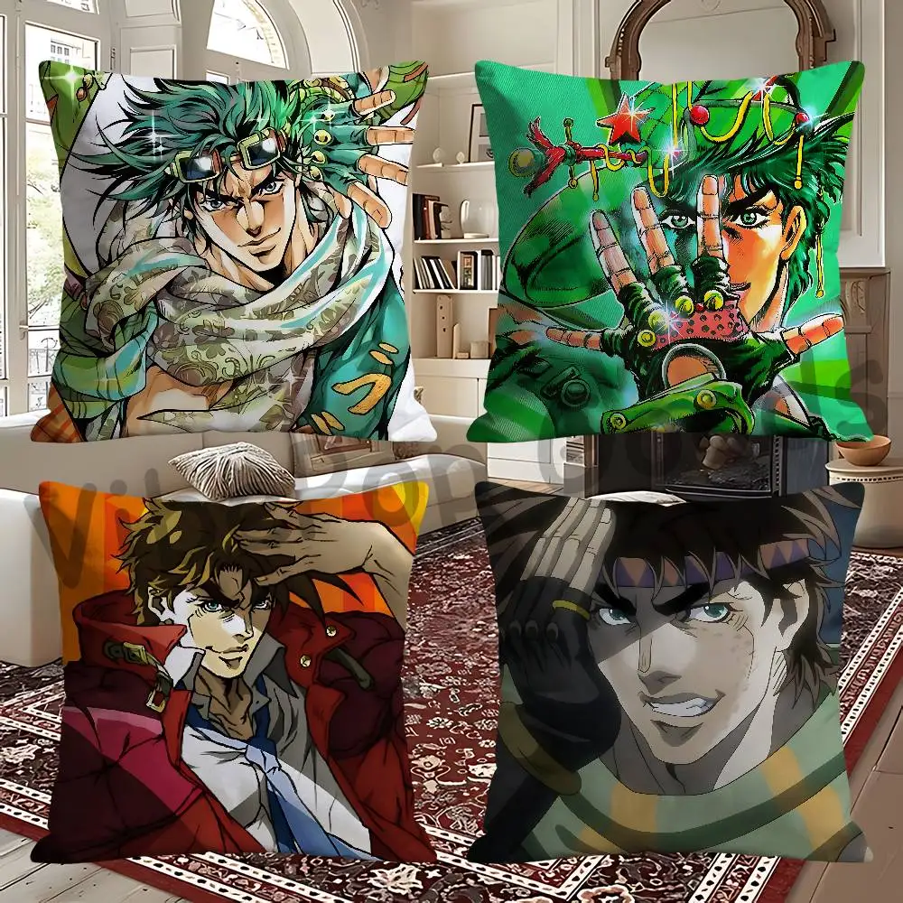 J-Joseph J-Joestar J-JoJoS 30x30 60x60 40x40 45x45 50x50 cm Pillow Case Holiday Print Cushion Cover Home Textile