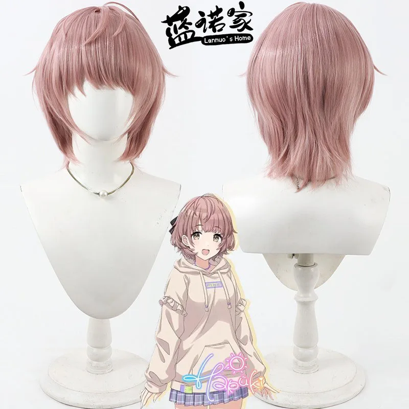 

Аниме The Idolmaster Shiny Colors Yuki Ikuta Cos Косплей Парик Хэллоуин Карнавальная вечеринка Реквизит Синтетические волосы + Кепка для парика