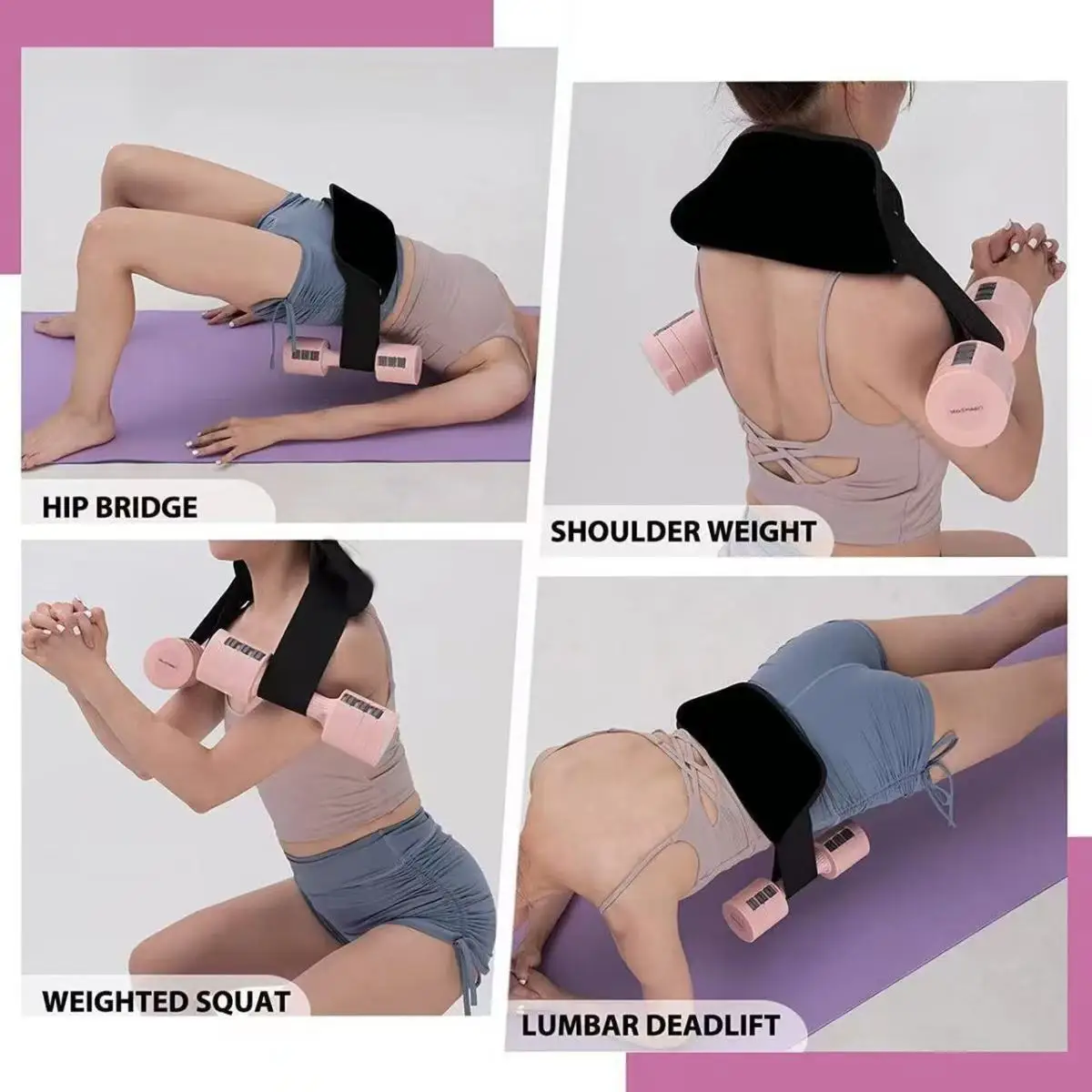 الخوخ الوركين حزام دفع رفع الأشرطة الأرداف القرفصاء المدرب الورك جسر حزام الورك محسن التدريب المنزل الصالة الرياضية الأوزان الخصر حماية #5