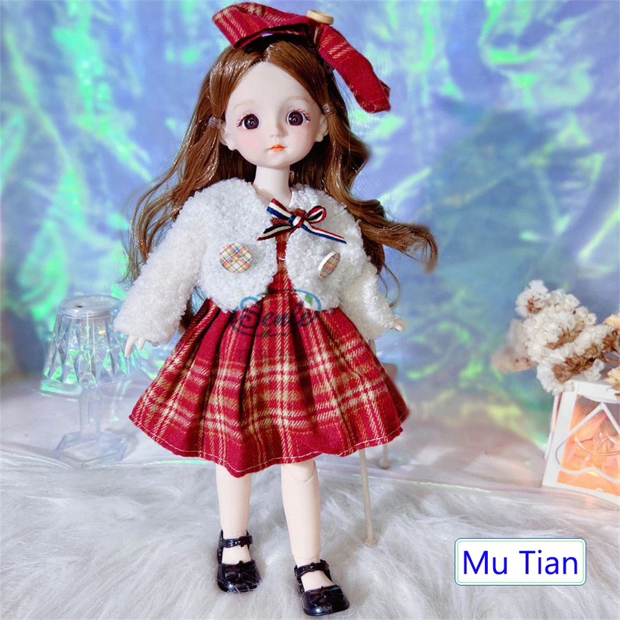 30 cm Puppe mit Kleidung für Kinderspielzeug Mädchen 6 bis 10 Jahre 1/6 Kleidung für BJD-Puppen Puppenhaus-Zubehör – Detail 17
