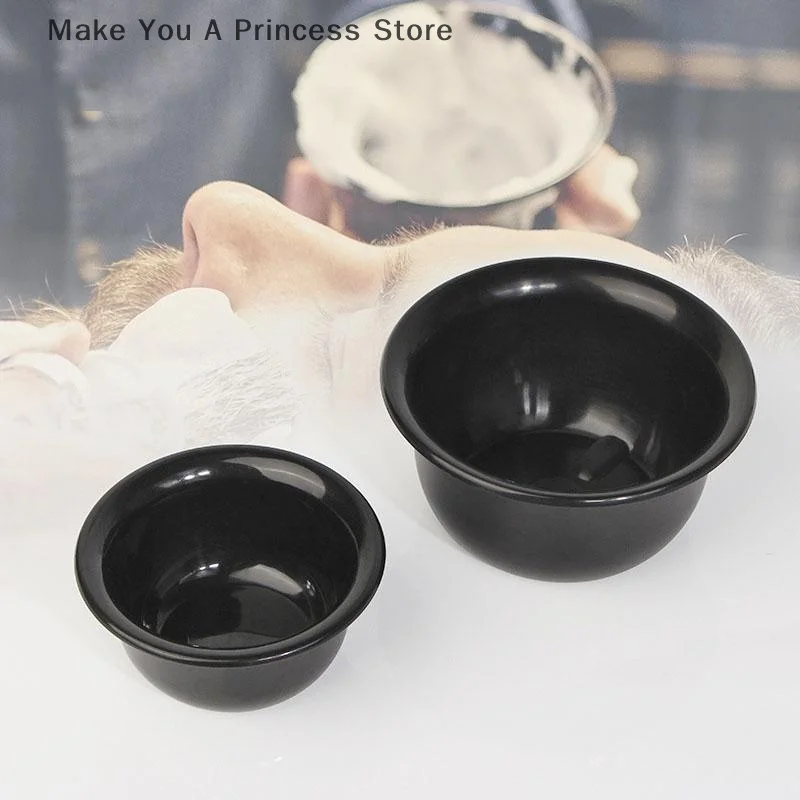 Shaving Cream Bowl Deep Design Shave Cup Plastic Container Soup Storage Bowl Sturdy Anti Slip Shaving Foaming Bowl Barber