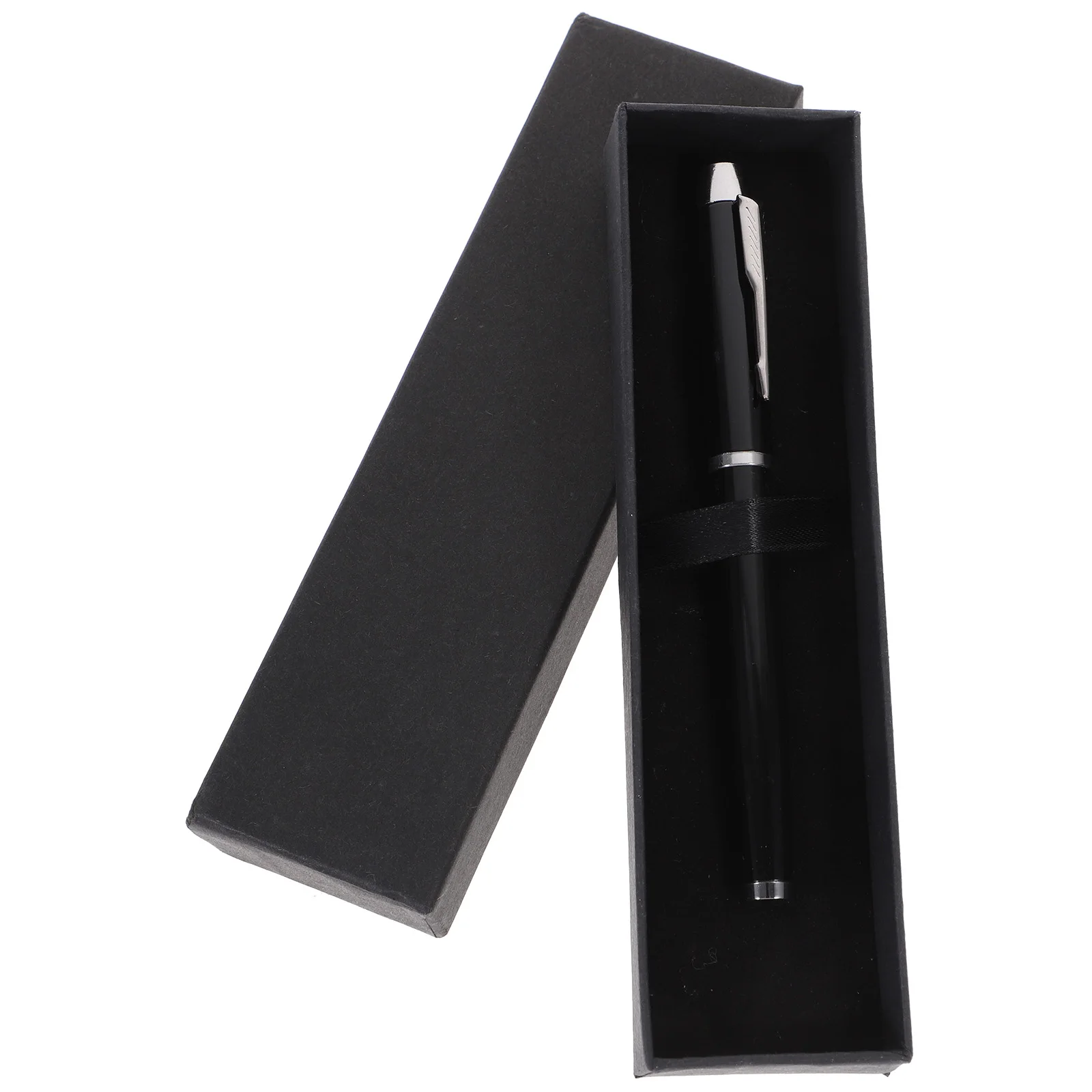 

1 Set Metal Box Slim Ballpoint Pen Office Stationery Smooth Sign Pen Gift Container Case For Birthday Anniversary Valentine