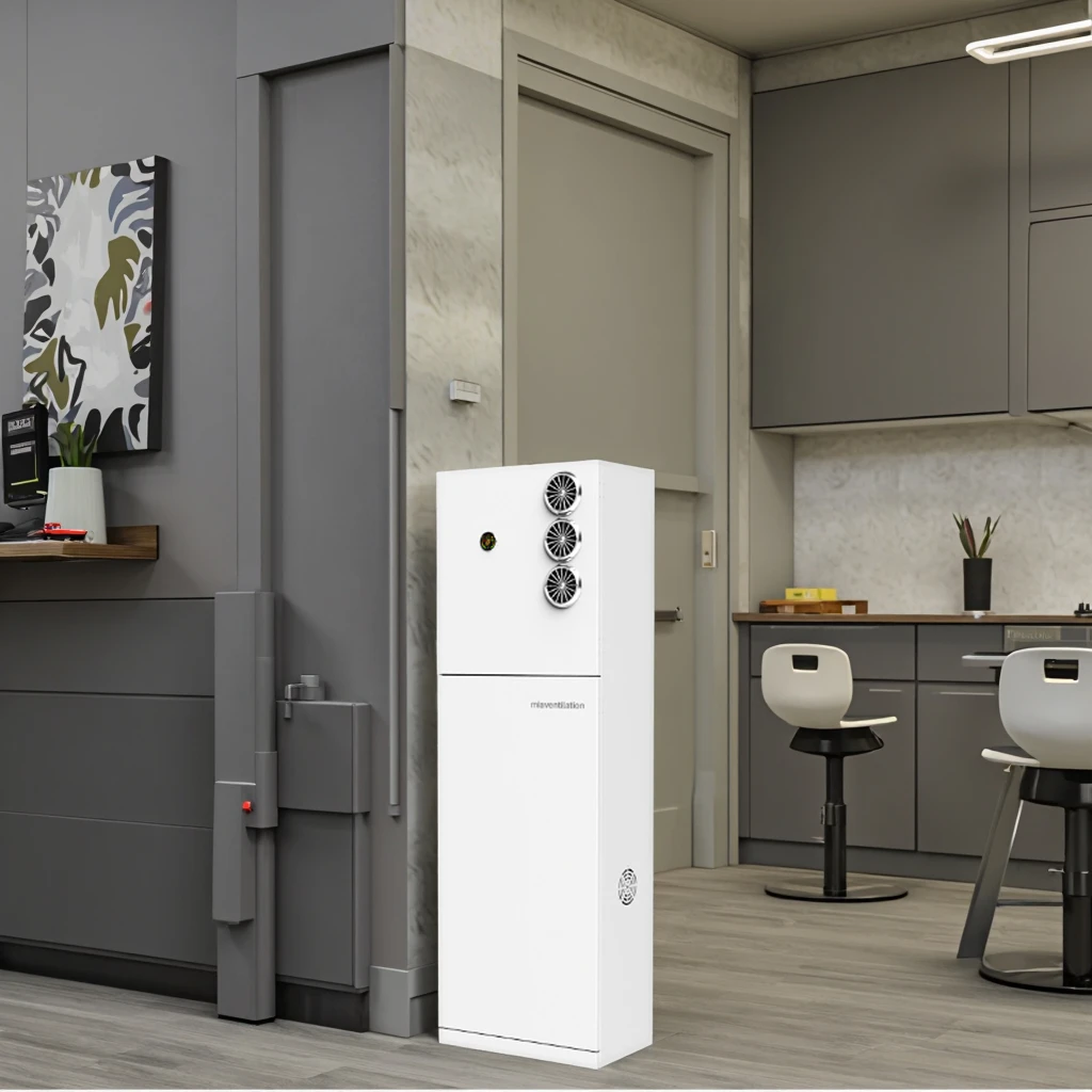 

900 M3/h School Living Room Fresh Air Heat Exchanger Machine Cabinet Energy Recovery Motor Engine Ventilation System