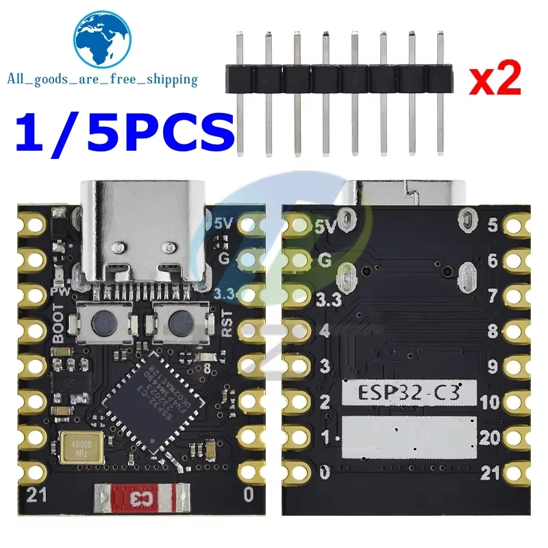 1/5PCS ESP32-C3 Development Board ESP32 SuperMini Development Board ESP32 Development Board WiFi Bluetooth For Arduino ESP8266