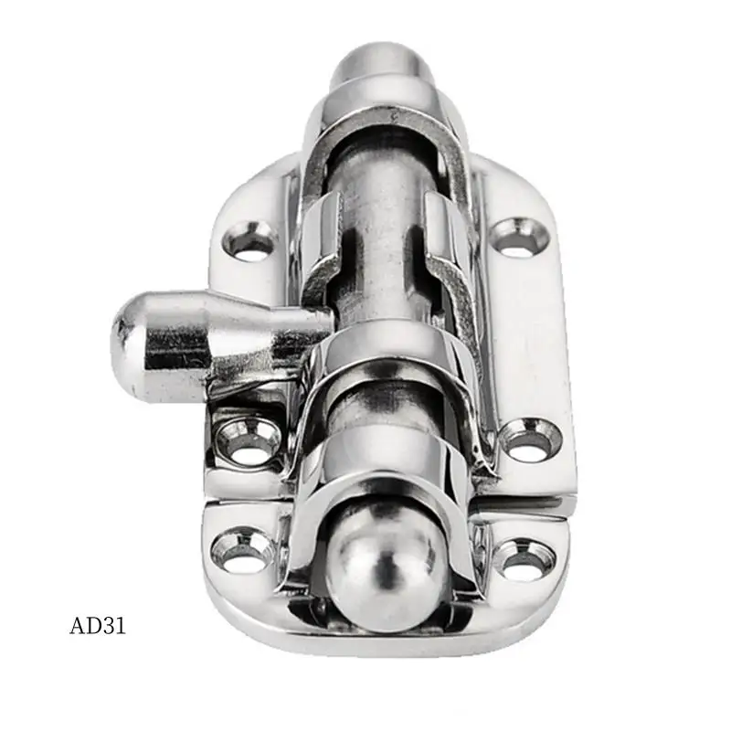 

New-Boat Barrel Bolt Cabinet Door Latch Lock Marine Stainless Steel Latch For Boat Yacht Door Window Durable Easy Install