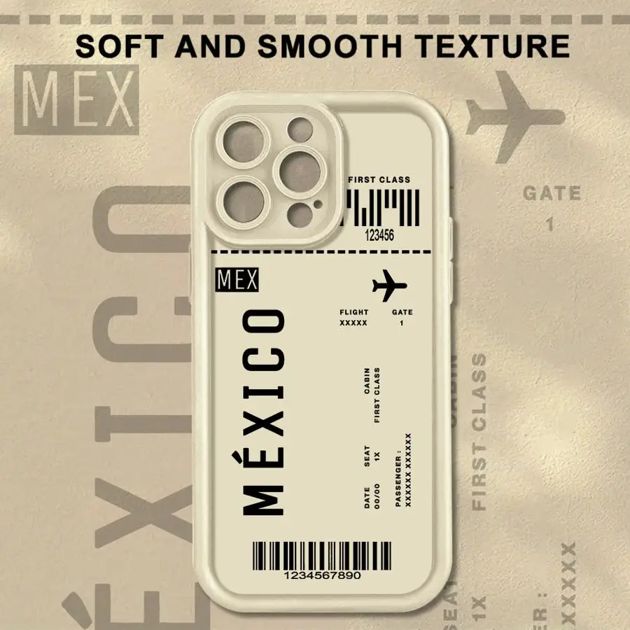 حافظة لهاتف آيفون XR 13 12 11 Pro Max 15 16 14 Plus XS Max 17 Air 16e من السفر في الصين