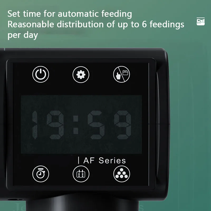 New Adjustable Intelligent Iarge-Capacity Automatic Feeding Timer Fish Tank Automatic Feeder Aquarium Accessories