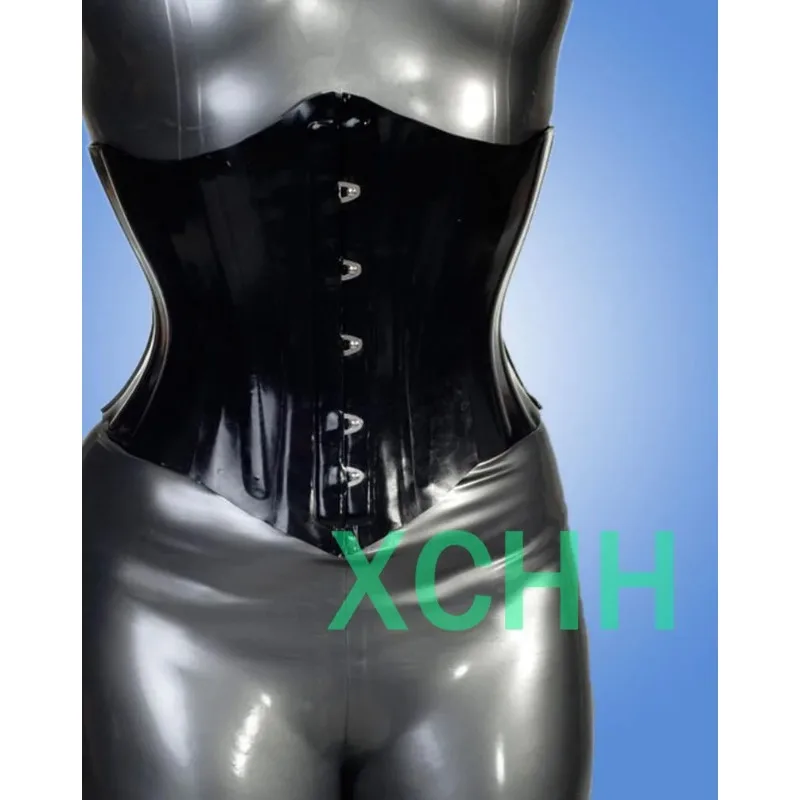 

Women Female Handmade Latex Customize Corset 1mm Fetish Costume Cosplay