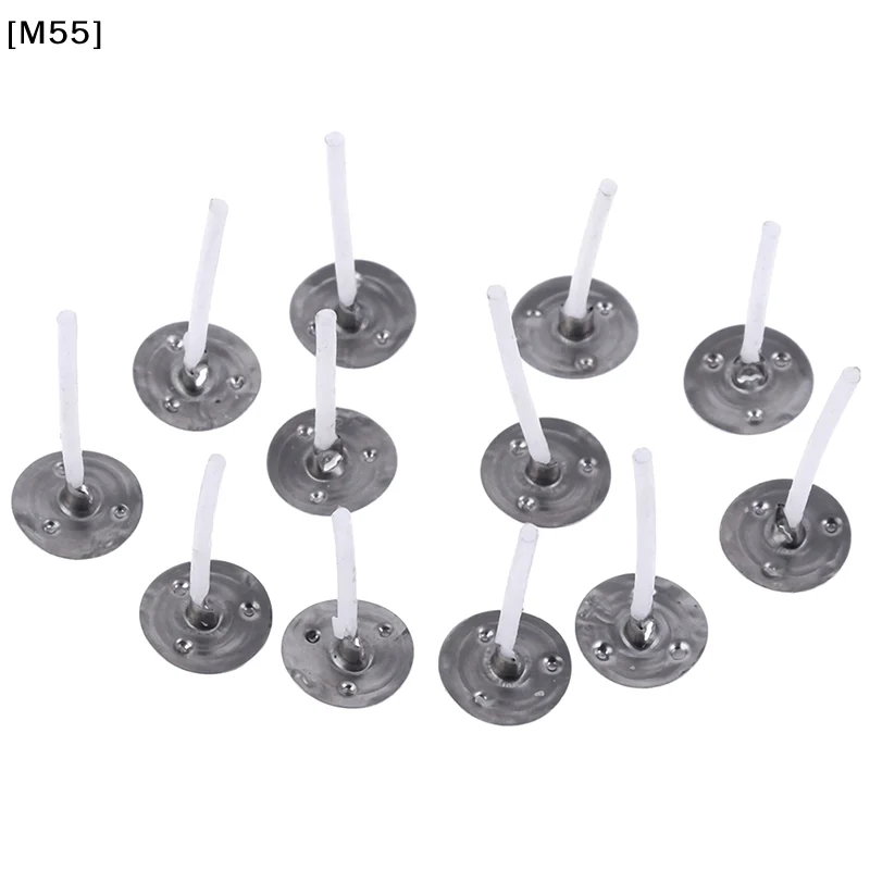 100Pcs Candles Mold Wick Tabs Eco-Friendly Candle Sustainer Making pure cotton[M55][M55]