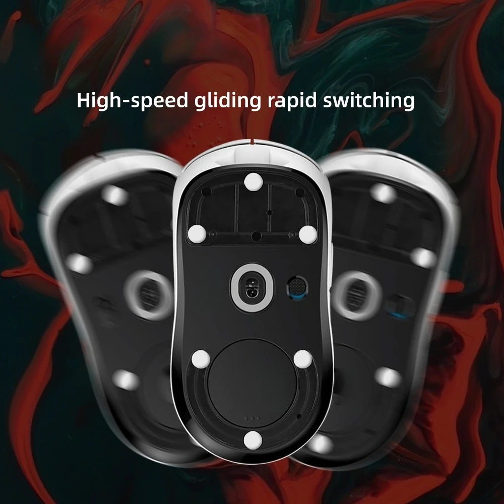 20pcs Non-slip Mouse Foot Pad,Universal Performance Enhancement Mouse Foot Stickers for Wired and Wireless Gaming Mouse